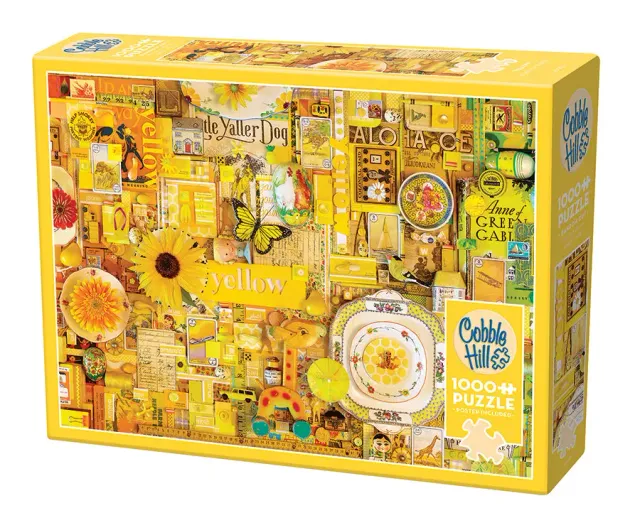 Cobble Hill Yellow puzzle 1000 piese galben