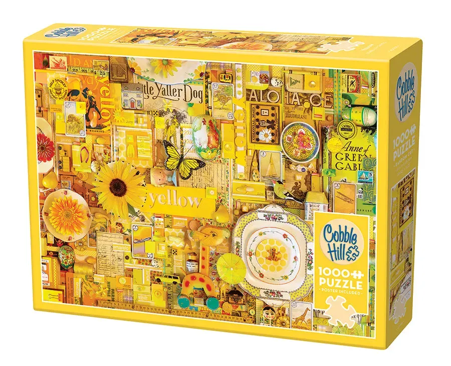 Cobble Hill Yellow puzzle 1000 piese galben
