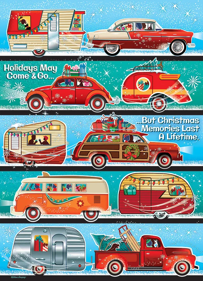 Cobble Hill Holiday Hustle puzzle 1000 piese Crăciun