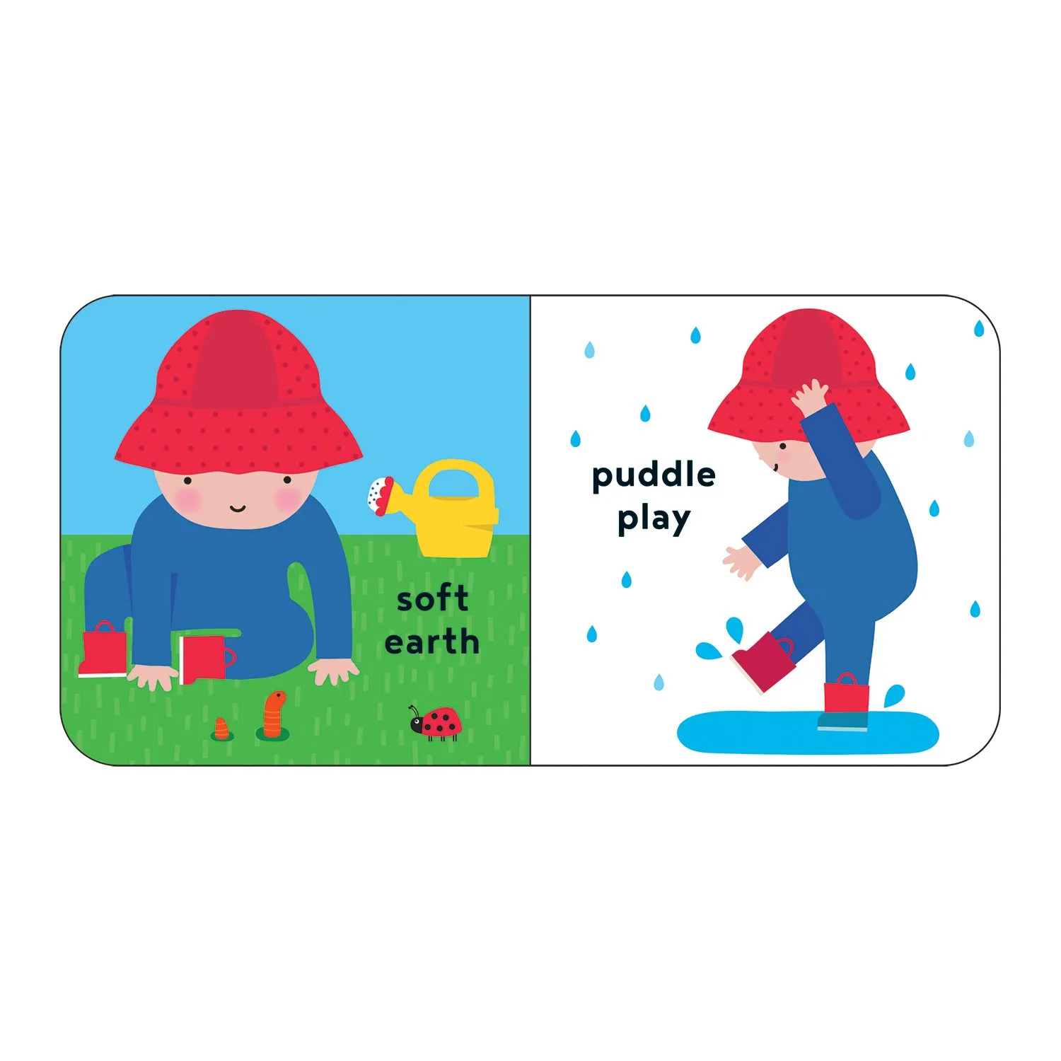 Mudpuppy Mindful Baby Set 4 carti carton bebelusi