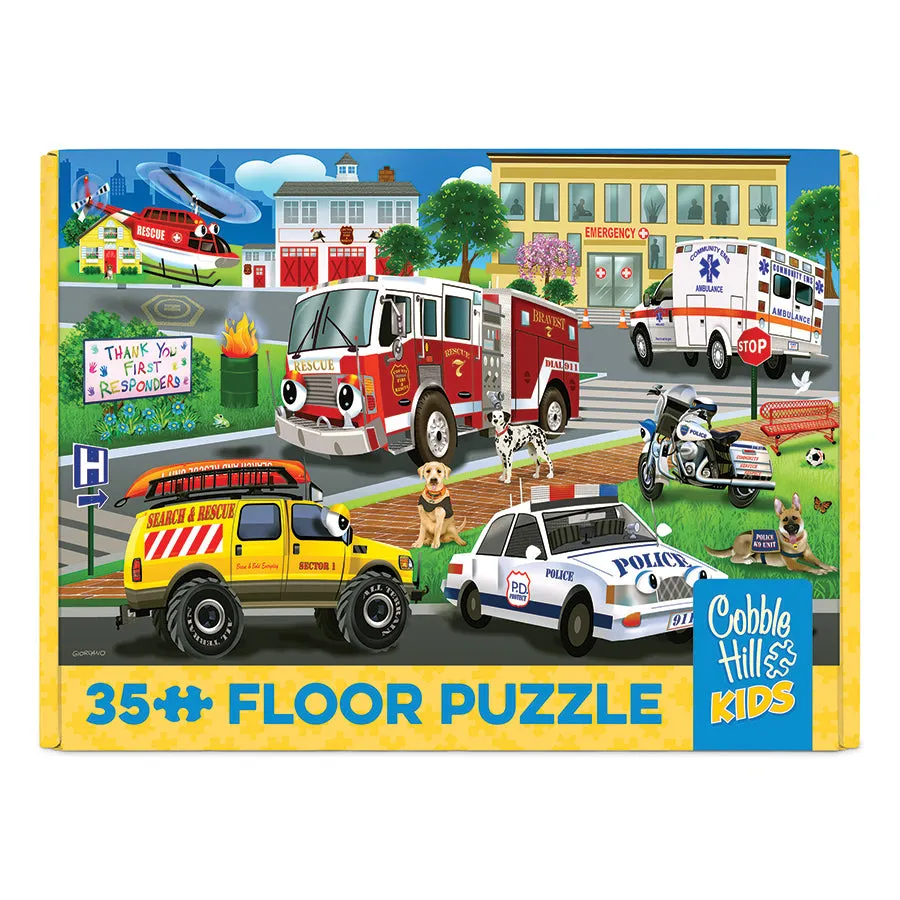 Cobble Hill First Responders puzzle podea 35 piese copii