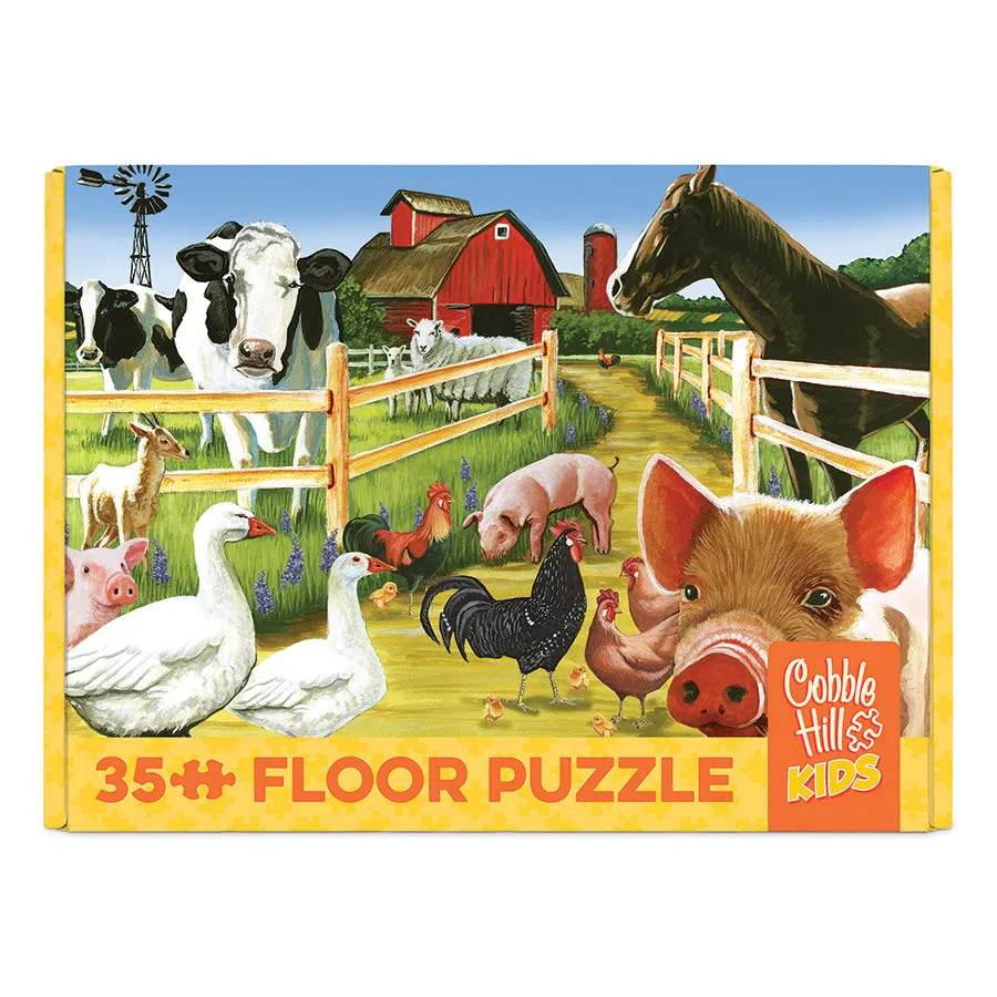 Cobble Hill Welcome to the Farm puzzle podea 35 piese