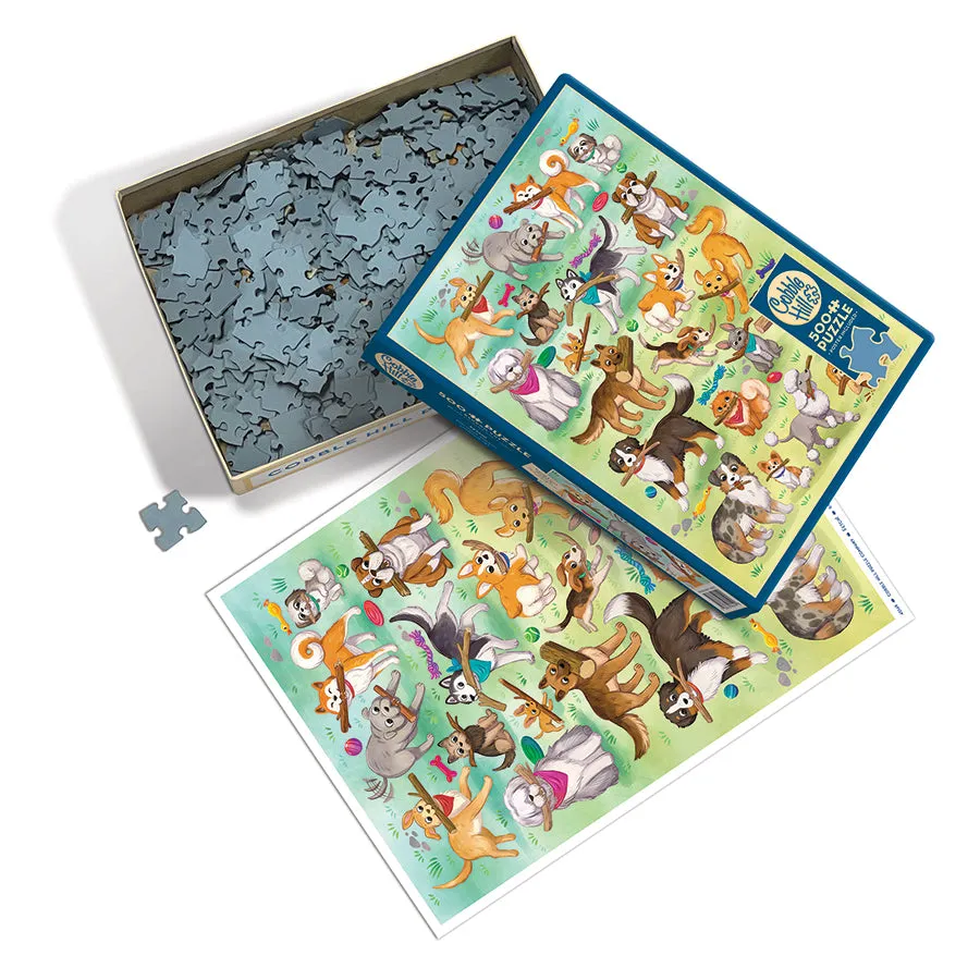 Cobble Hill Fetch puzzle 500 piese câini