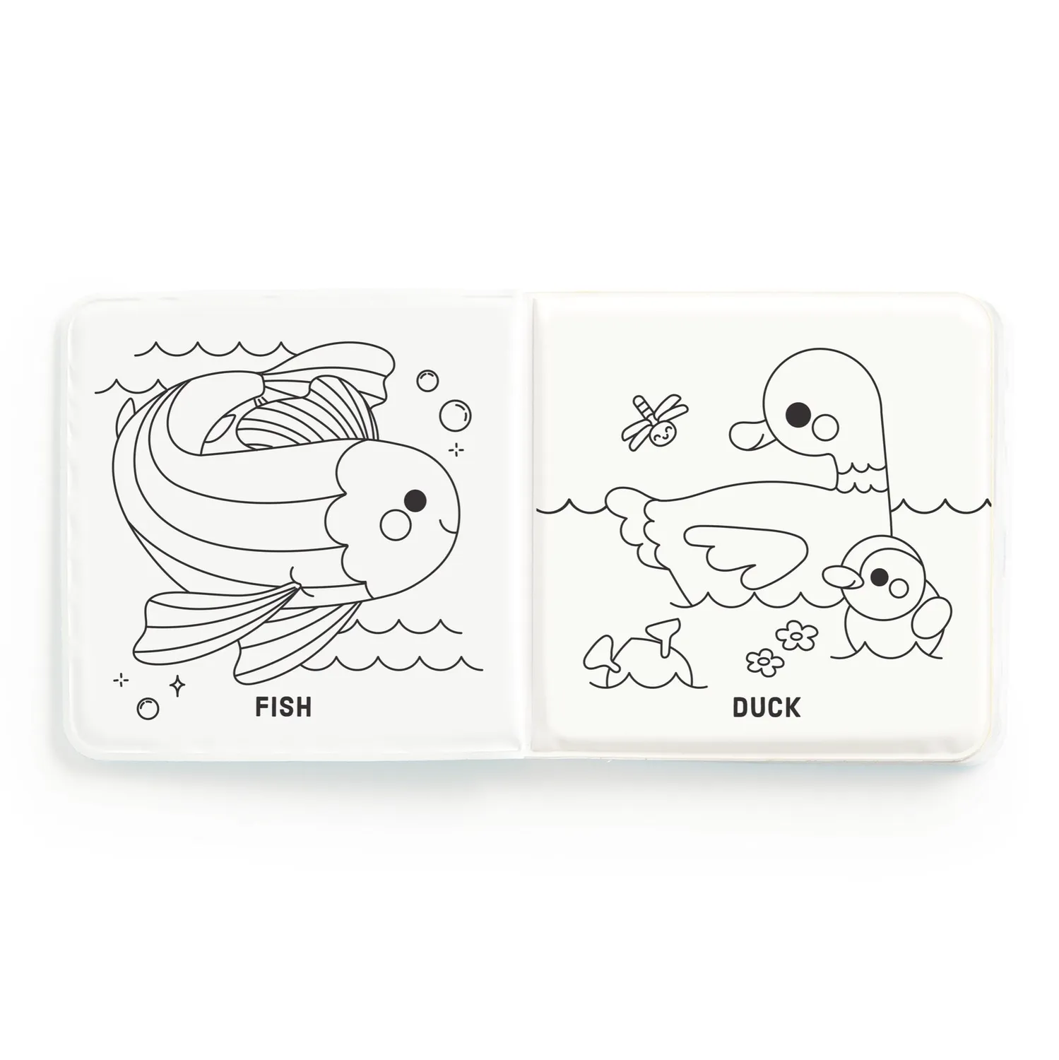 Mudpuppy Pond Friends Color Magic carte de baie 1+ an