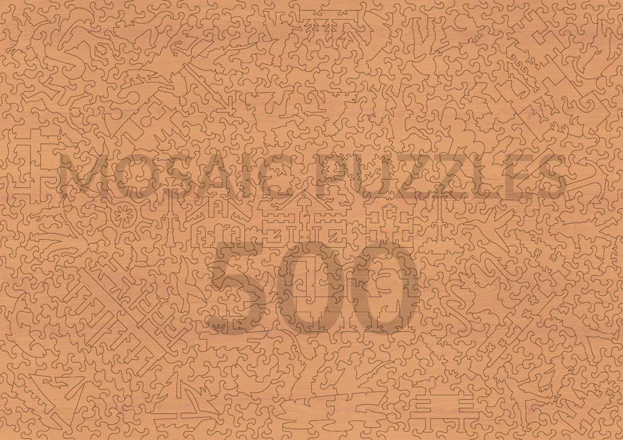 Mosaic Puzzles Atlantic City puzzle lemn 1000 piese poster