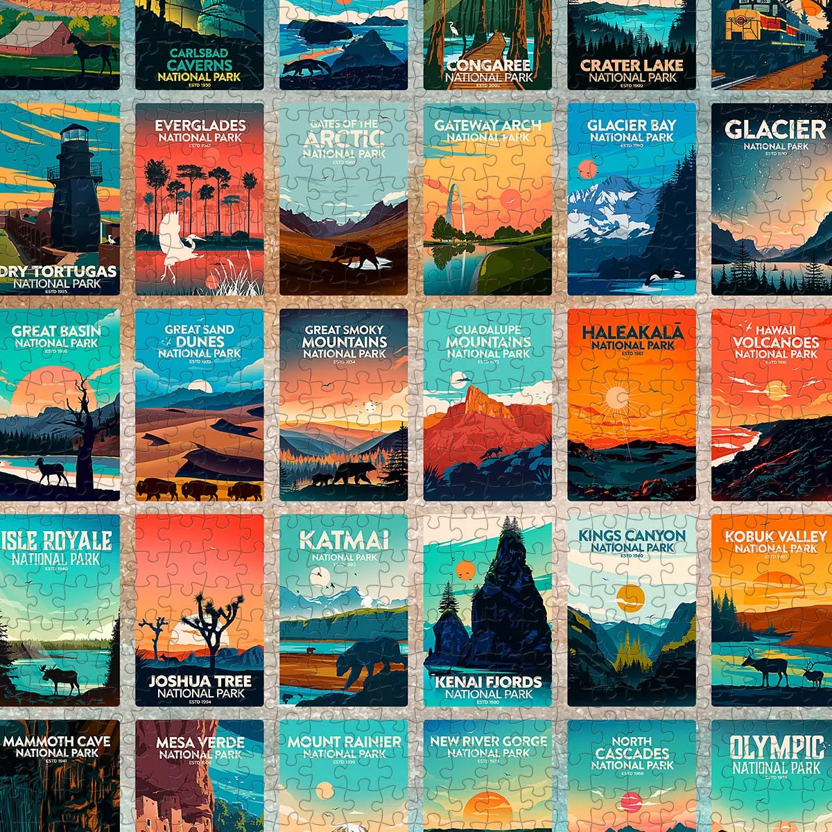 PieceRelax PieceClicks US National Parks U1099 puzzle 2016 piese natură