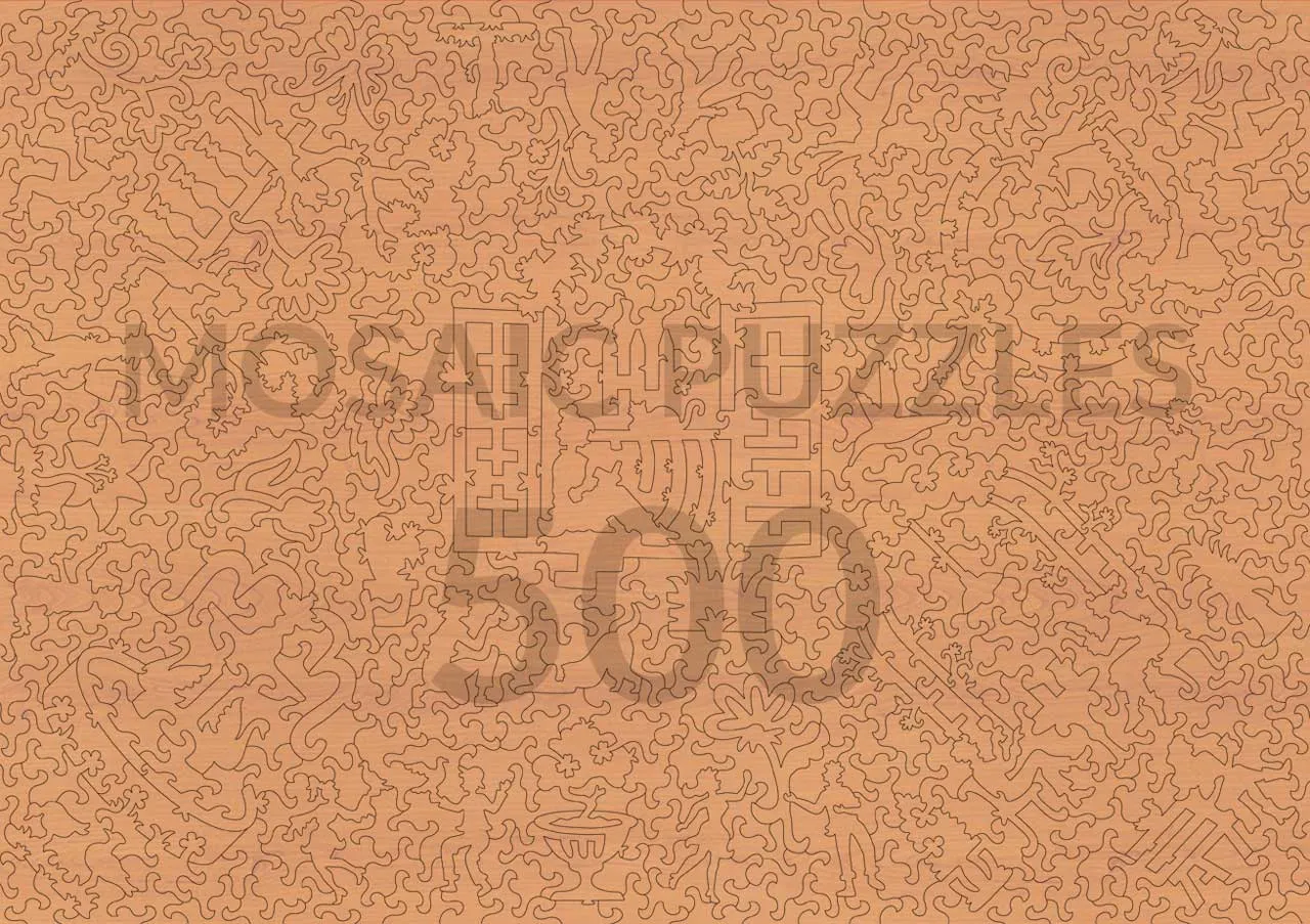 Mosaic Puzzles The Spring Gathering puzzle lemn 500 piese flori