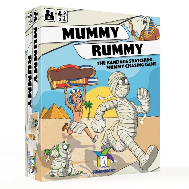 Gamewright Mummy Rummy 30th Anniversary joc carti familie