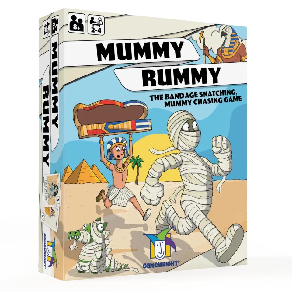 Gamewright Mummy Rummy 30th Anniversary joc carti familie