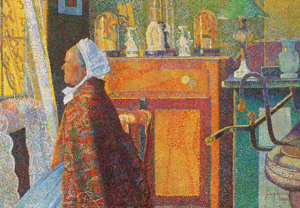 Mosaic Puzzles Sunday Afternoon puzzle lemn 1000 piese portret