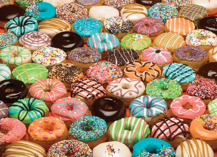 Cobble Hill Doughnuts puzzle 1000 piese gogosi