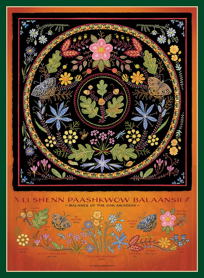 Cobble Hill Lii Shenn puzzle 1000 piese floral