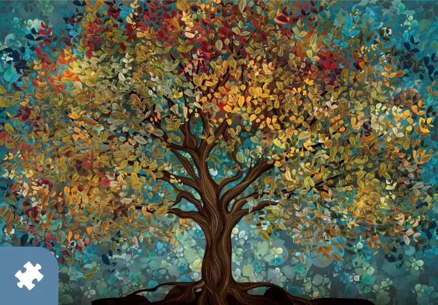 Mosaic Puzzles Traditions Autumn Tree puzzle 500 piese toamna