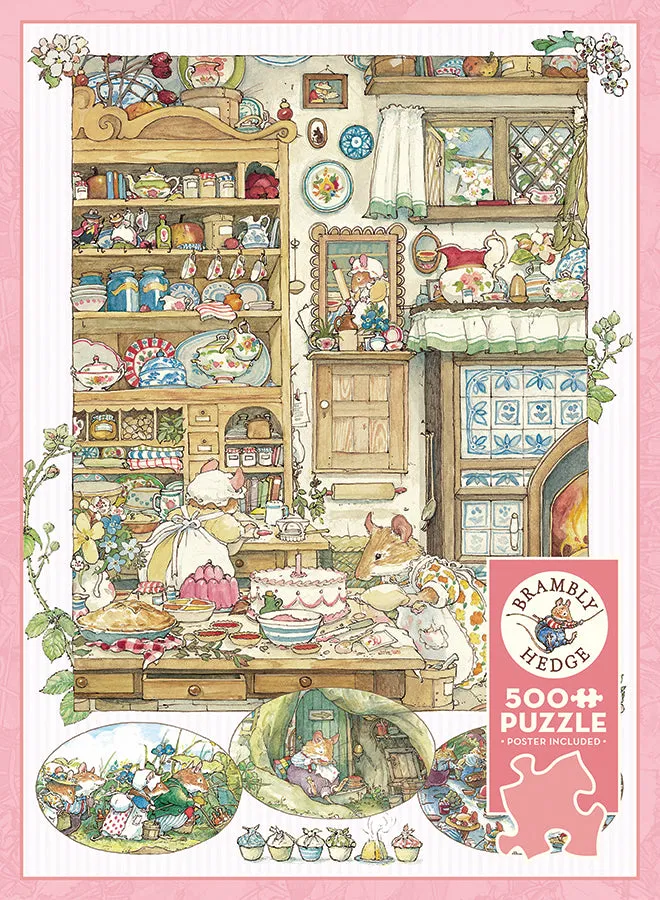 Cobble Hill Brambly Hedge Picnic puzzle 500 piese carte
