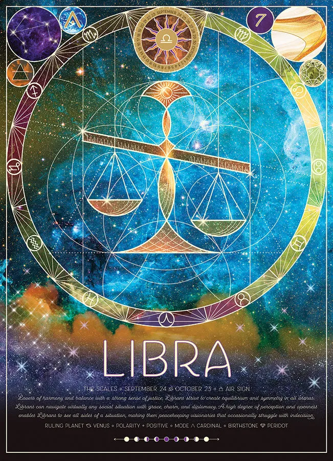 Cobble Hill Libra puzzle 500 piese zodiac