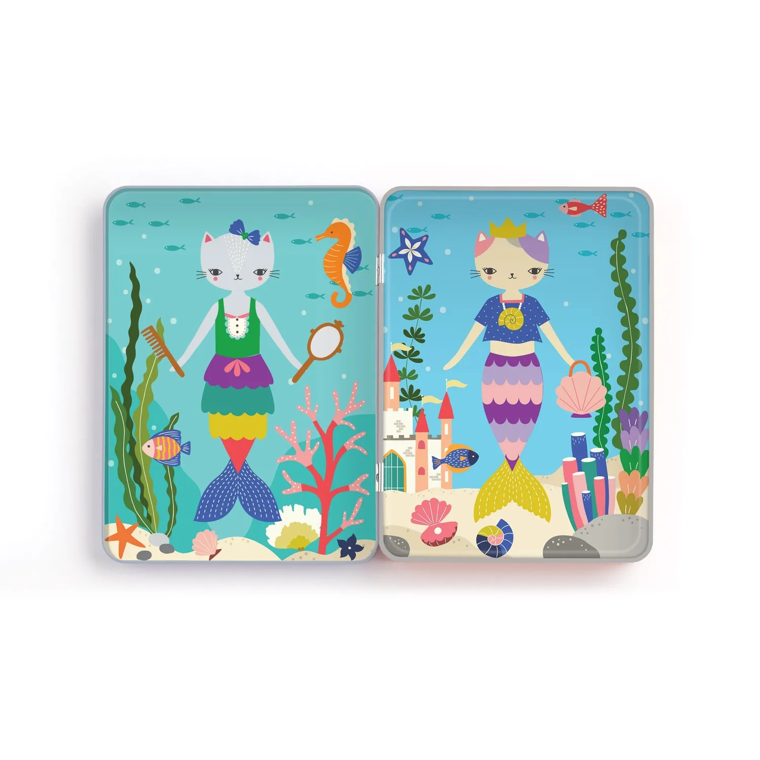 Mudpuppy Purrmaid joc magnetic pisici sirene