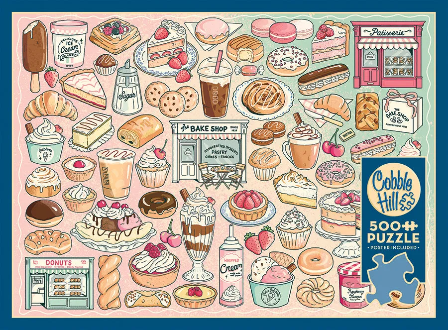 Cobble Hill Treat Yourself puzzle 500 piese deserturi