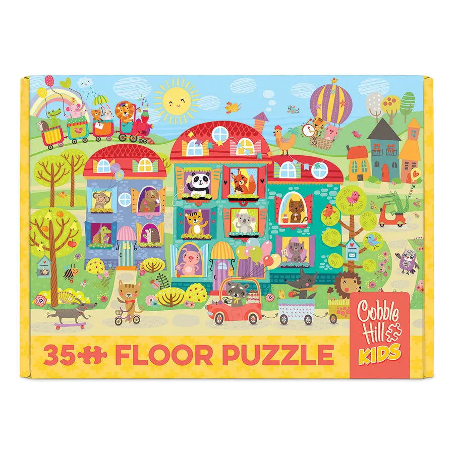 Cobble Hill Friendly Neighbors puzzle podea 35 piese animale
