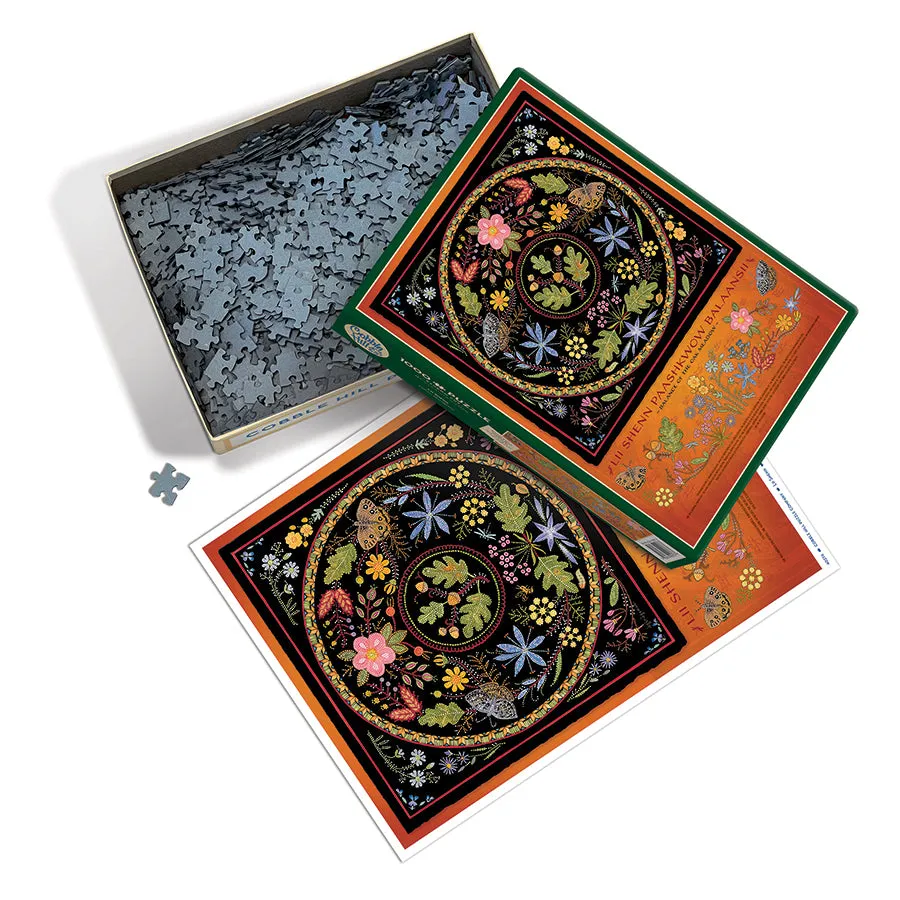 Cobble Hill Lii Shenn puzzle 1000 piese floral
