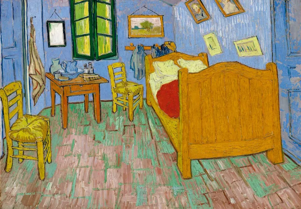 Mosaic Puzzles Bedroom in Arles Van Gogh puzzle 100 piese arta