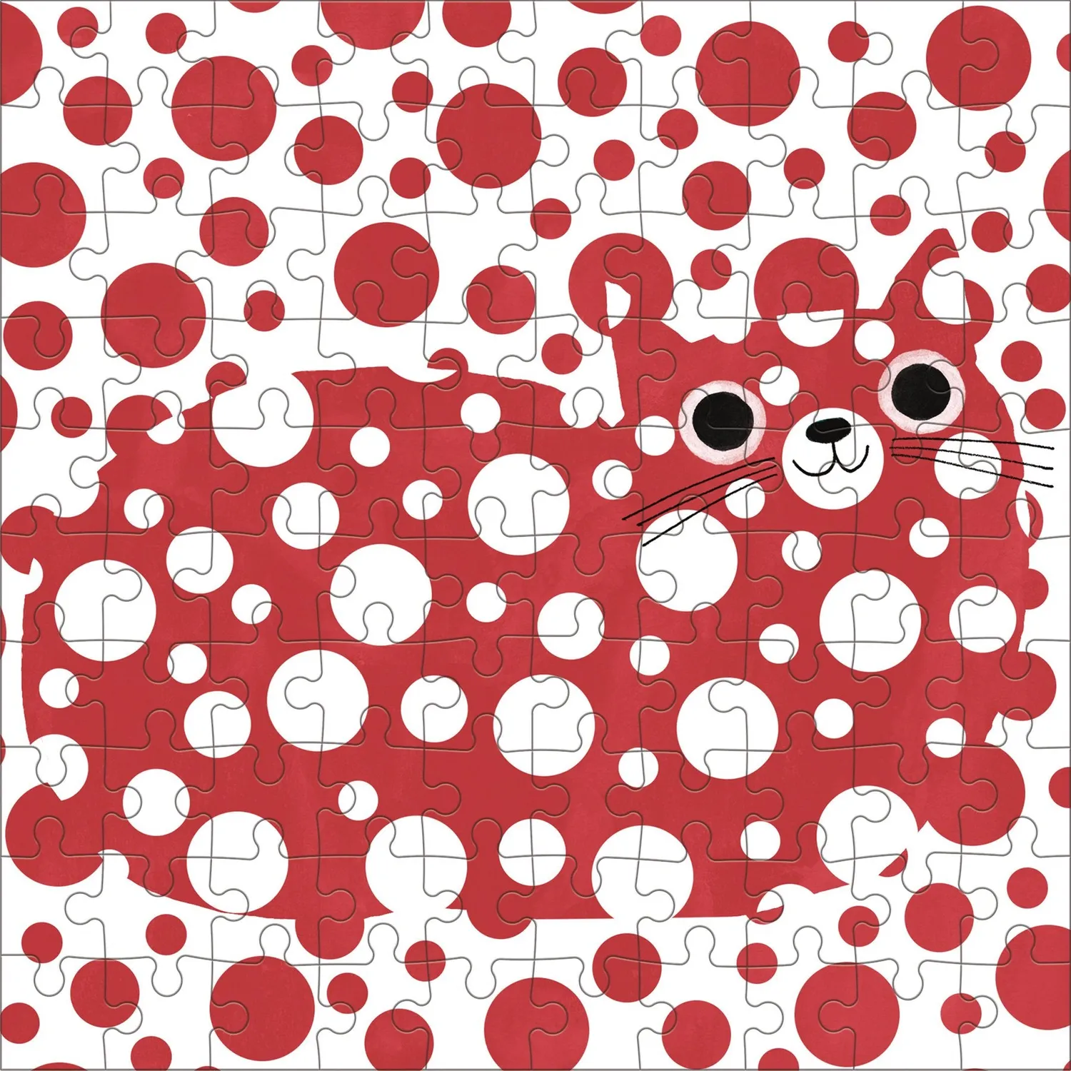 Mudpuppy Artsy Cats Yayoi Catsama puzzle 100 piese tablă