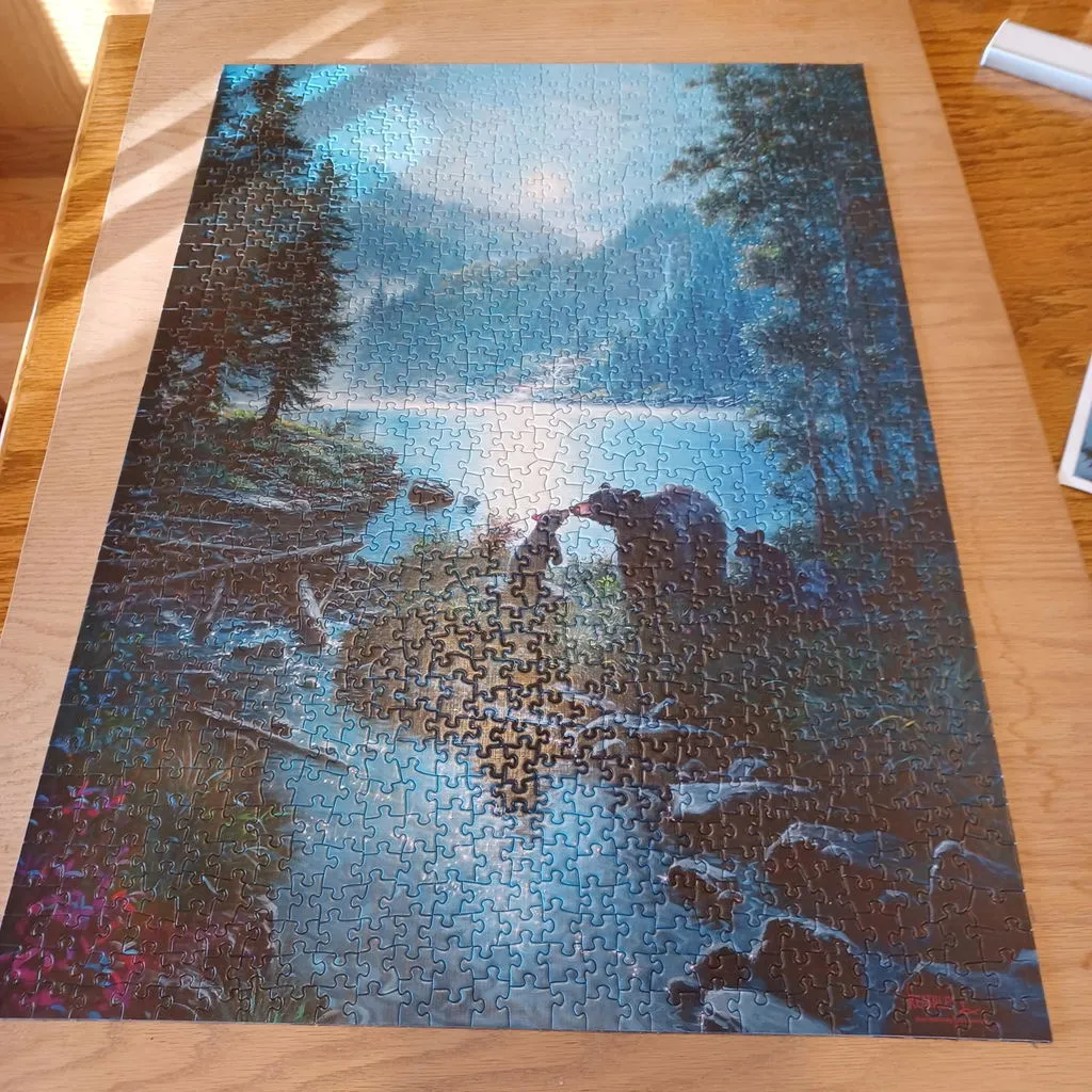 Cobble Hill Bear Night puzzle 1000 piese natura