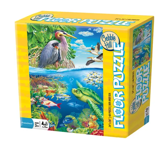 Cobble Hill Air and Sea puzzle podea 48 piese ocean