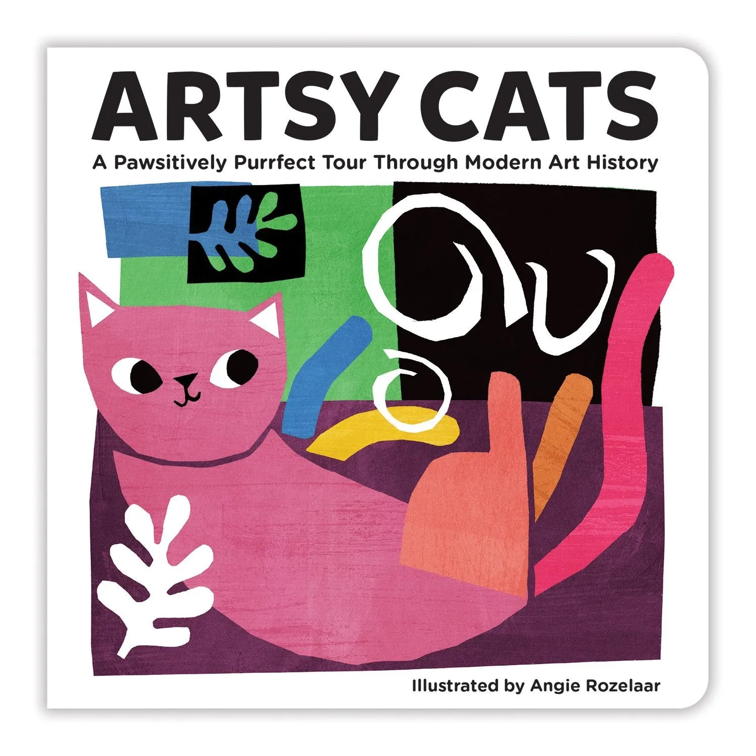 Mudpuppy Artsy Cats carte cartonata 30 pagini 18x18 cm