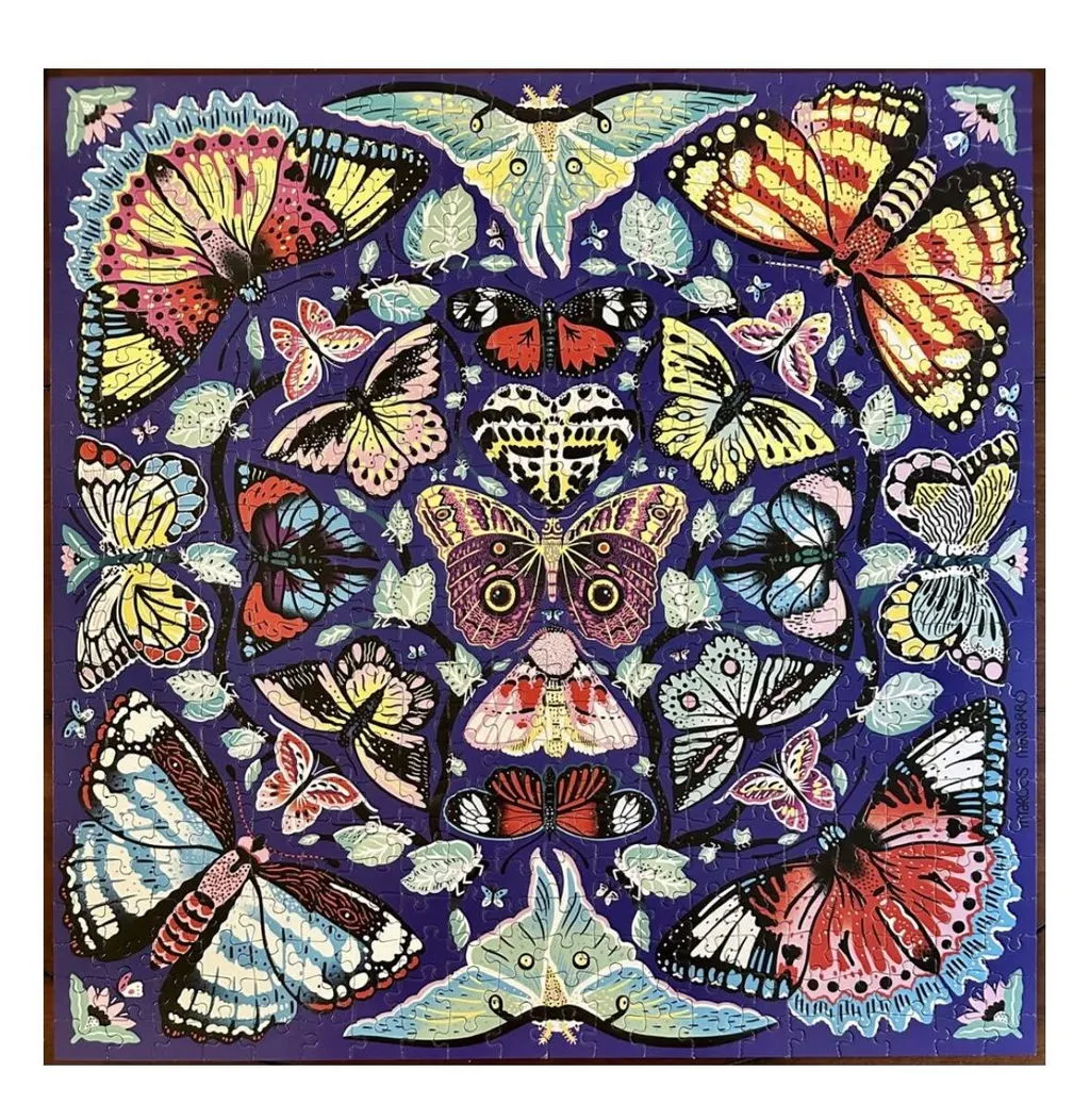 Mudpuppy Kaleido Butterflies puzzle 500 piese fluturi
