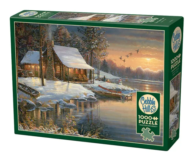 Cobble Hill The Good Life puzzle 1000 piese cabană
