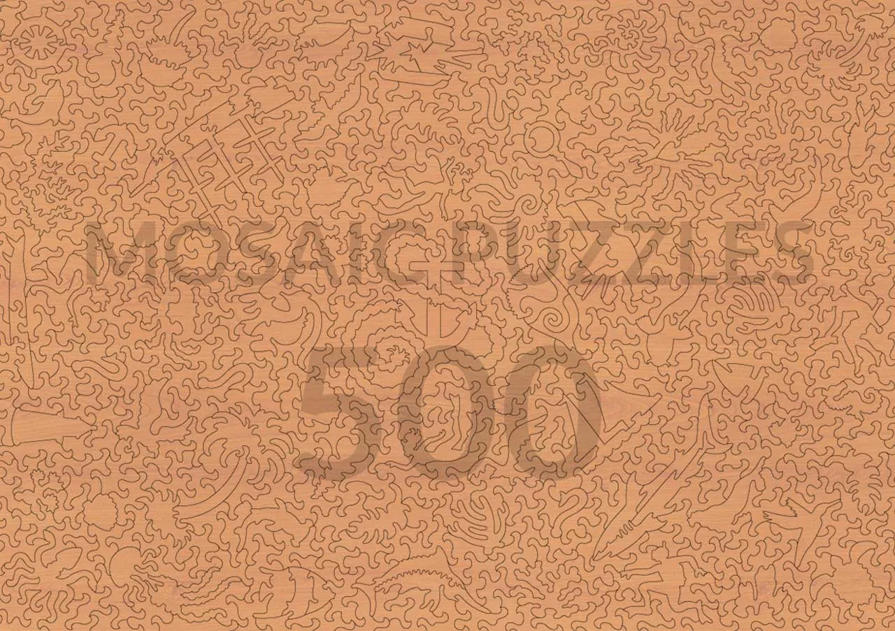 Mosaic Puzzles Ground Swell Hopper puzzle lemn 500 piese barca