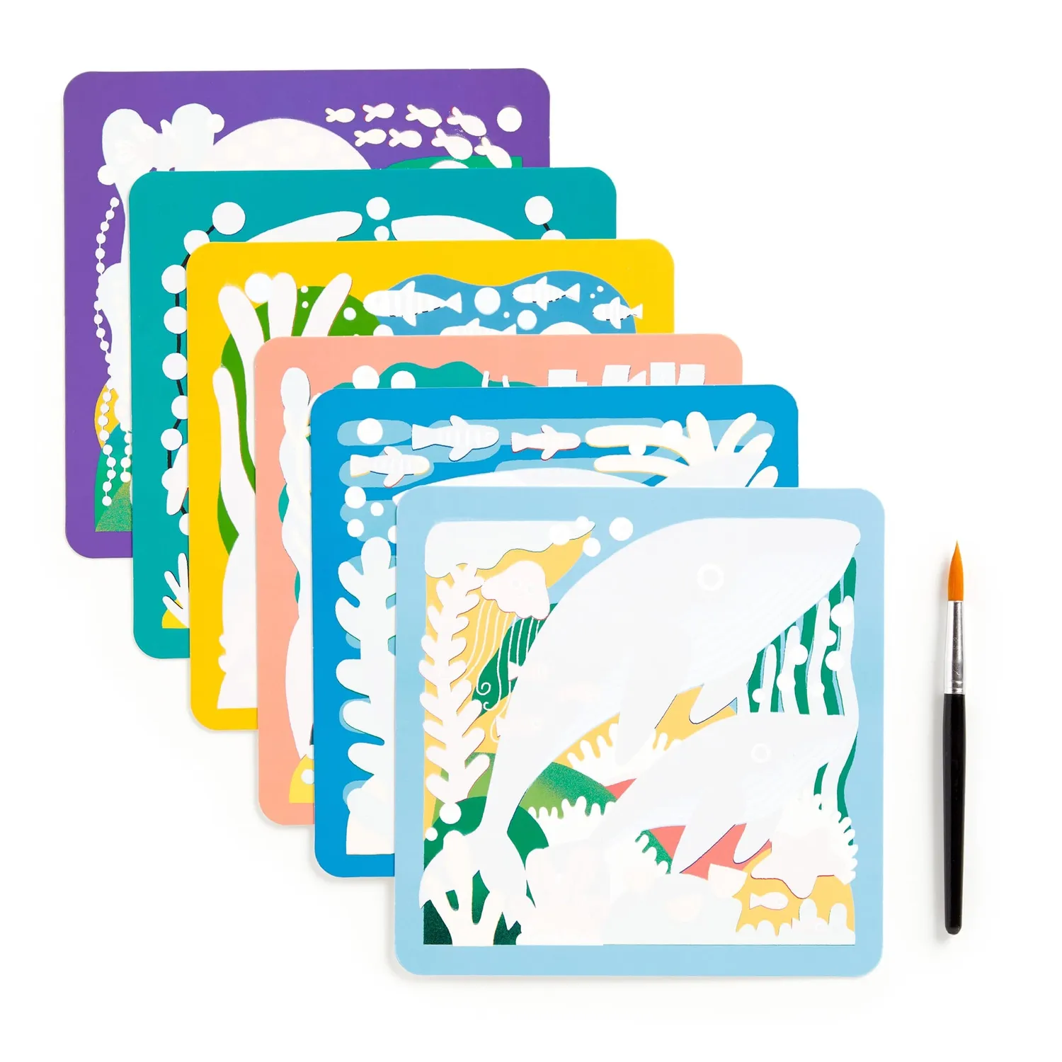 Mudpuppy Color Magic Under the Sea kit pictura cu apa