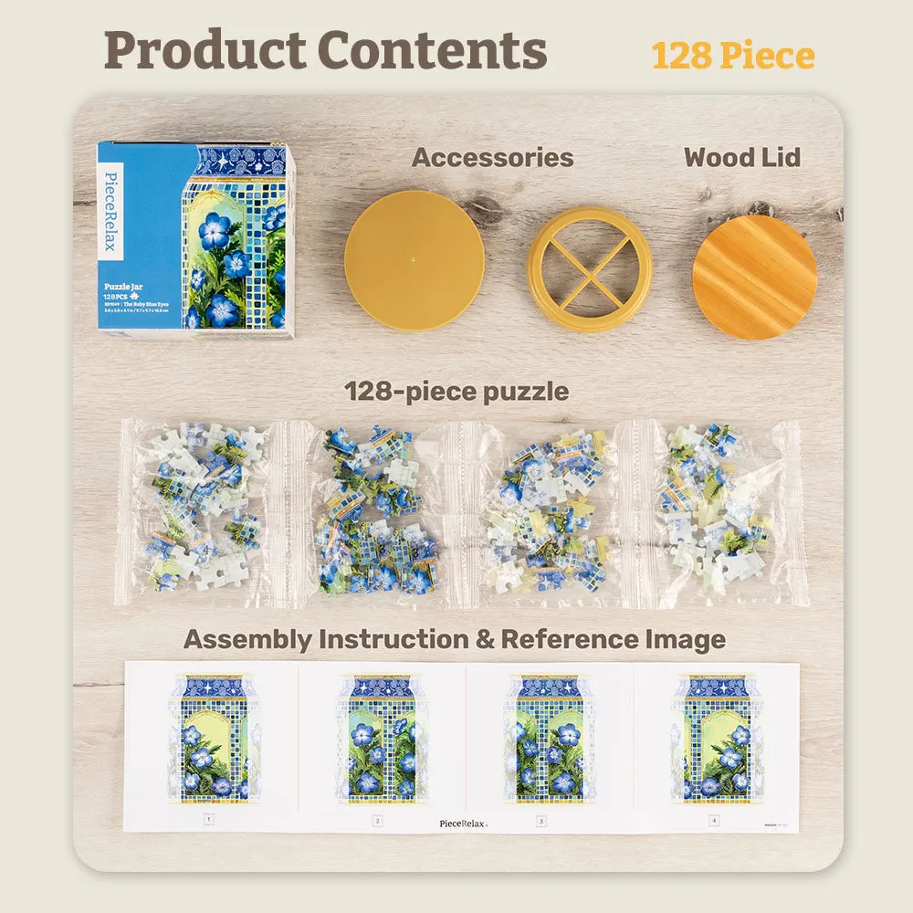 PieceRelax BA1016 puzzle borcan Summer Blossoms flori