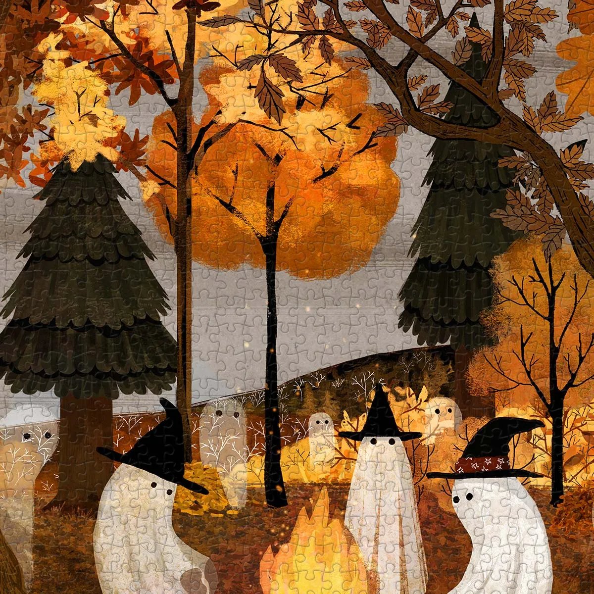 PieceRelax PieceClicks Autumn Bonfire U1031 puzzle 1008 piese toamna