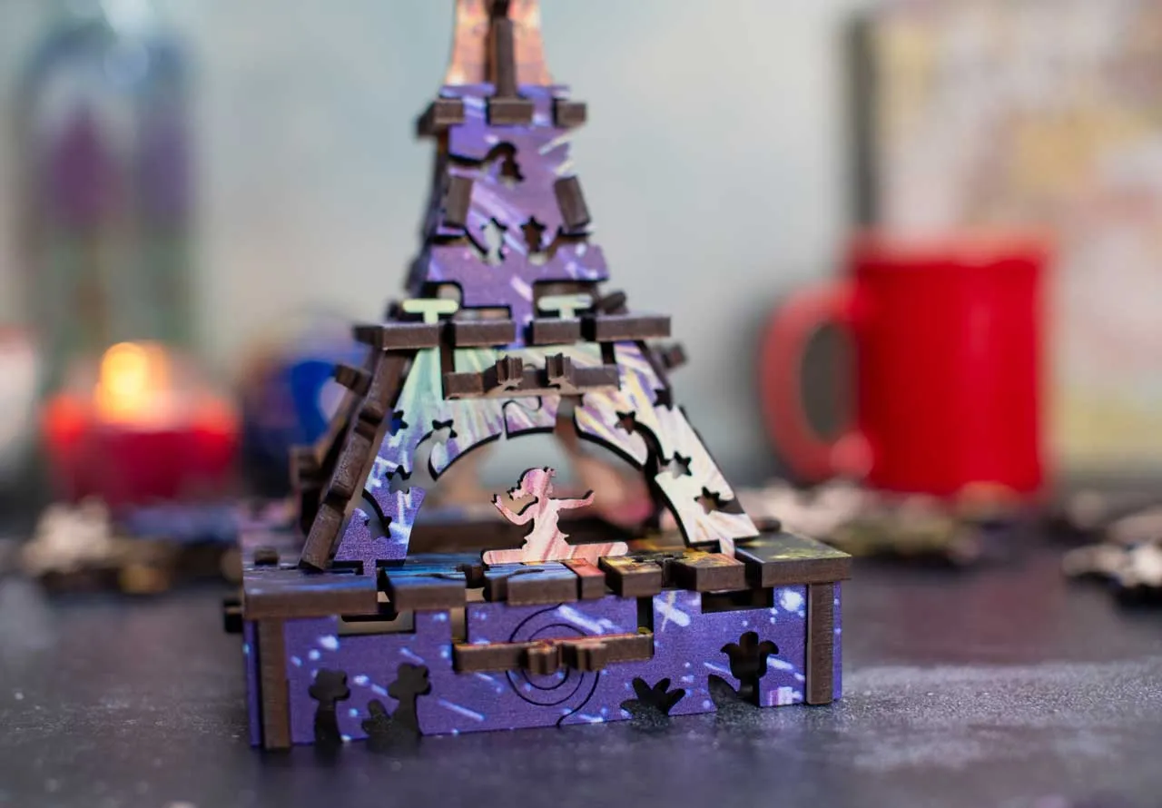 Mosaic Puzzles Parisian Celebration puzzle lemn 1000 piese 3D
