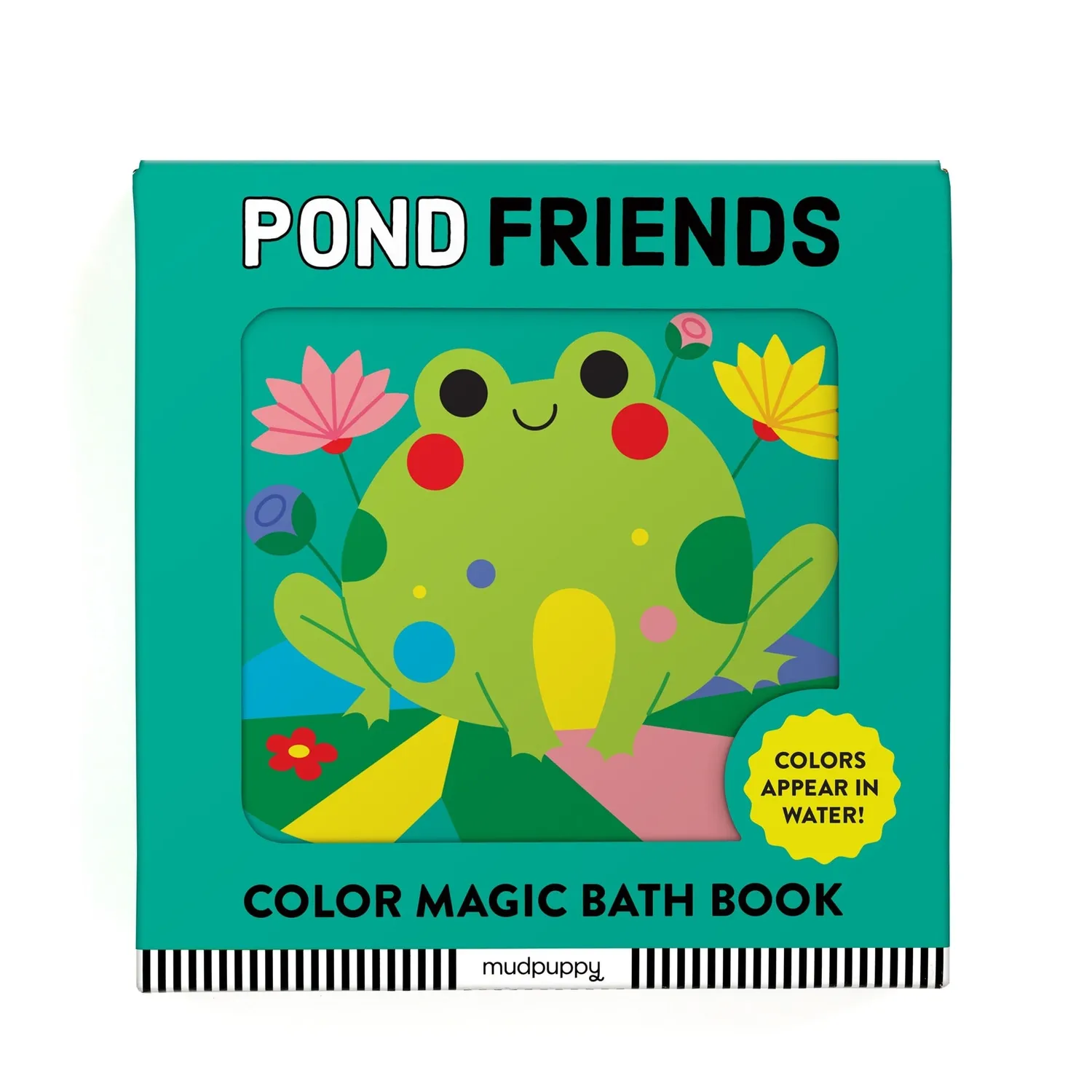 Mudpuppy Pond Friends Color Magic carte de baie 1+ an