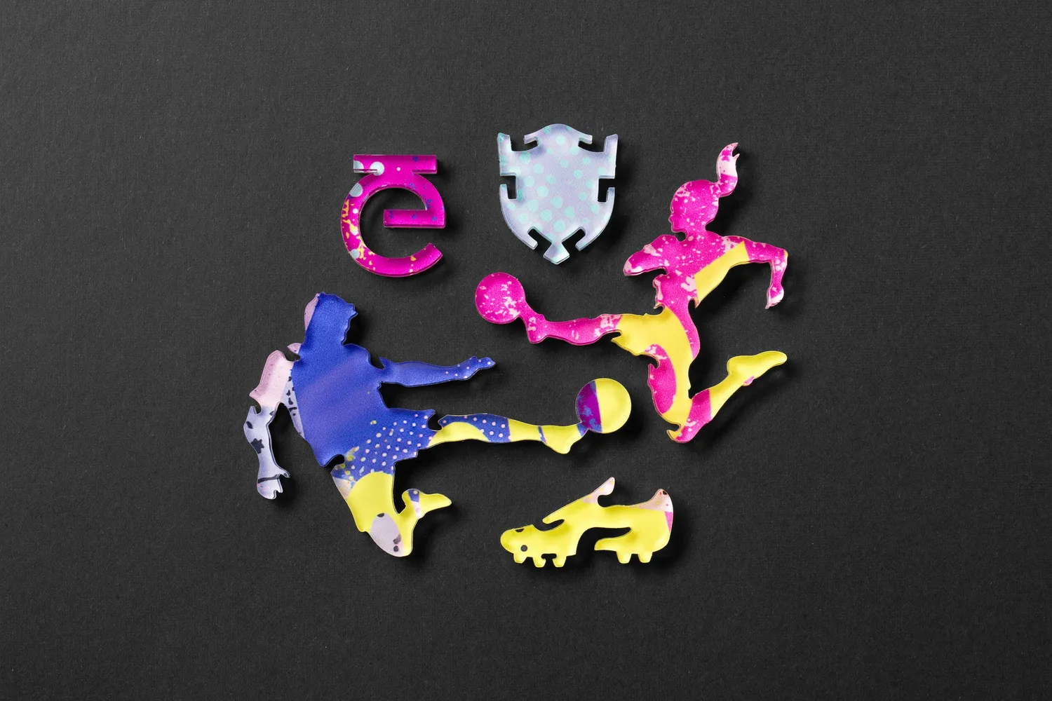 Eklektik Pieces ekids Kickin' It puzzle 210 piese fotbal