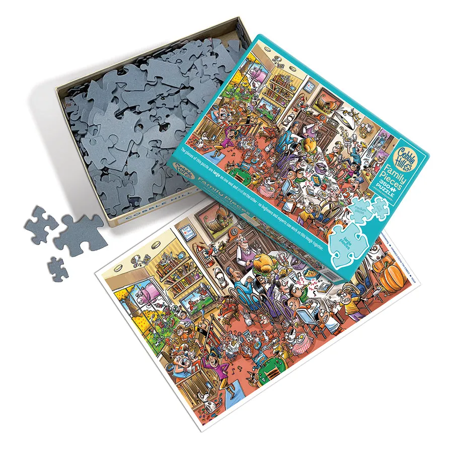Cobble Hill Thanksgiving Togetherness puzzle familie 350 piese