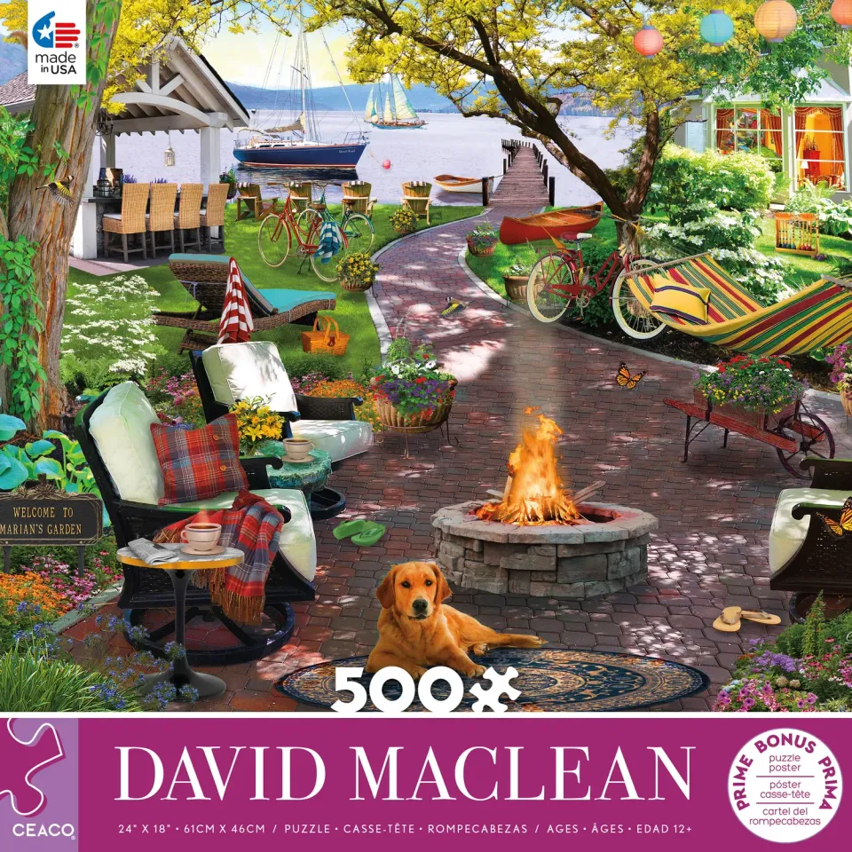 Ceaco Marian's Garden puzzle 500 piese gradina