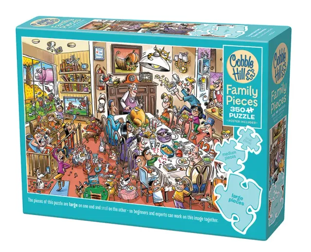 Cobble Hill Thanksgiving Togetherness puzzle familie 350 piese
