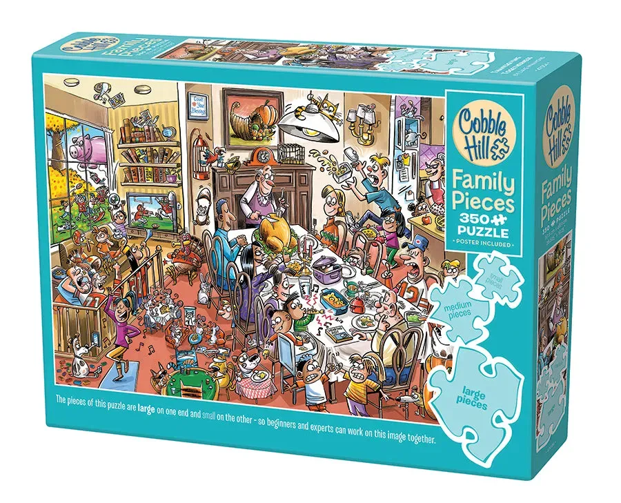Cobble Hill Thanksgiving Togetherness puzzle familie 350 piese