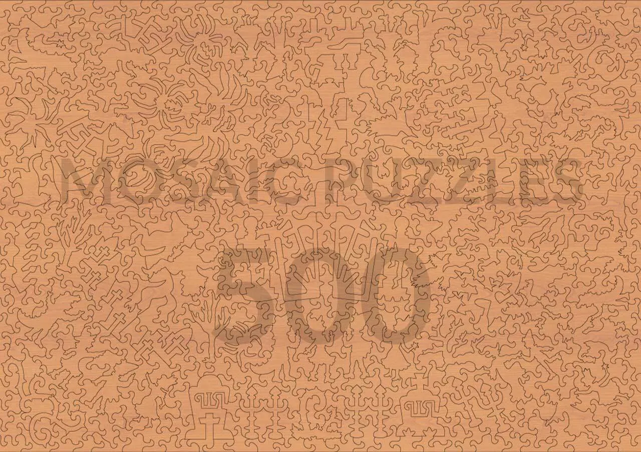Mosaic Puzzles Headless Horseman puzzle din lemn 250 piese halloween