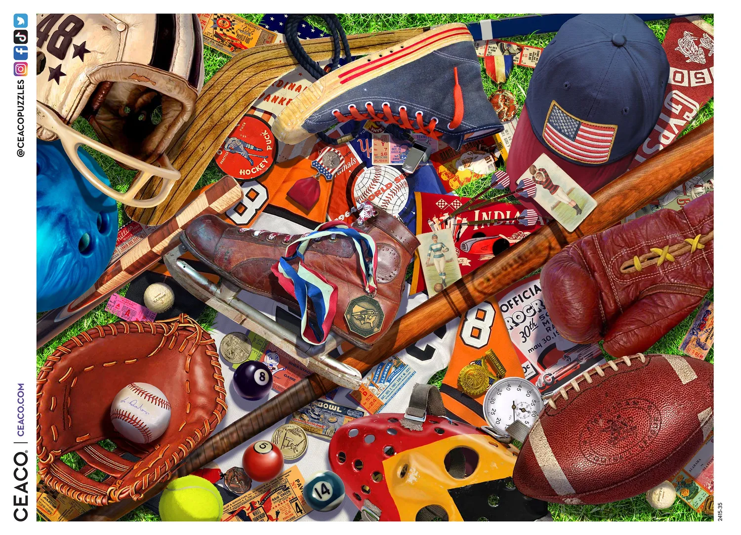Ceaco Sporting Tabletop puzzle 500 piese sport