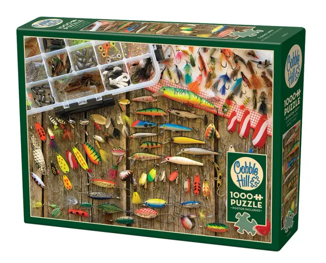 Cobble Hill Fishing Lures puzzle 1000 piese pescuit