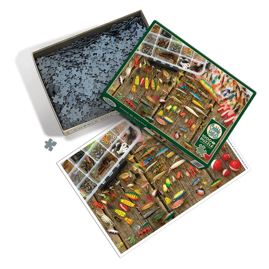 Cobble Hill Fishing Lures puzzle 1000 piese pescuit