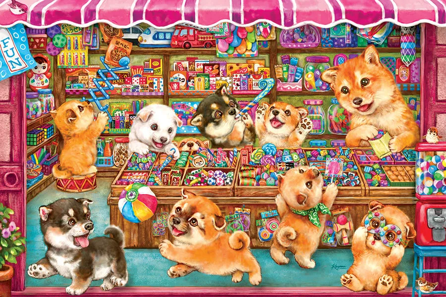 Cobble Hill Shiba's Candy Store puzzle podea 35 piese