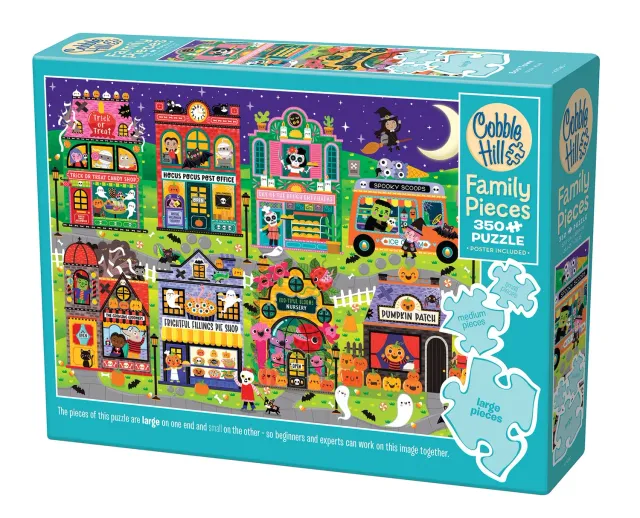 Cobble Hill Boo Town puzzle familie 350 piese