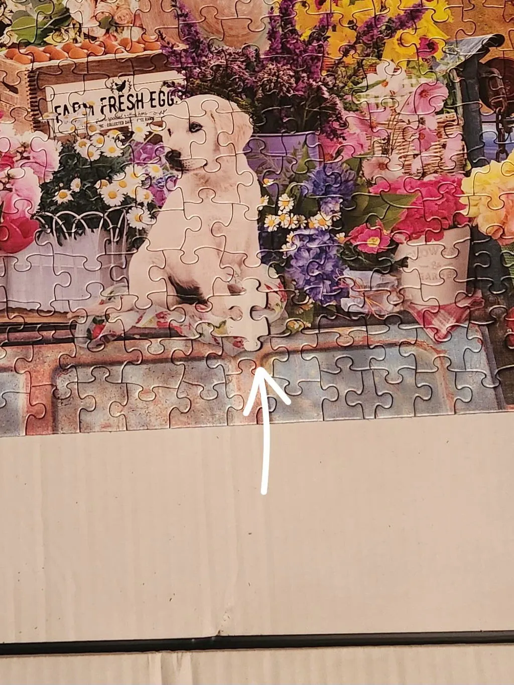 Cobble Hill Country Truck in Spring puzzle 500 piese