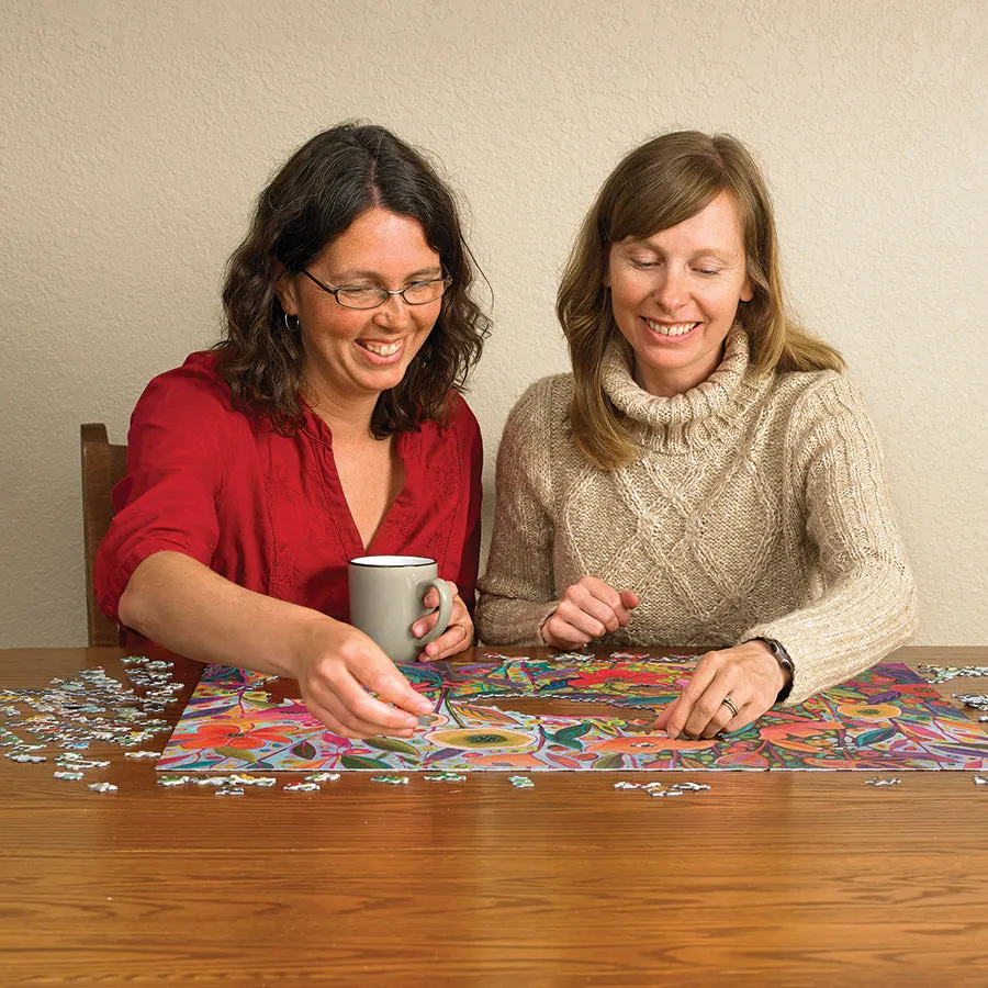Cobble Hill Extravaganza puzzle 1000 piese cu flori