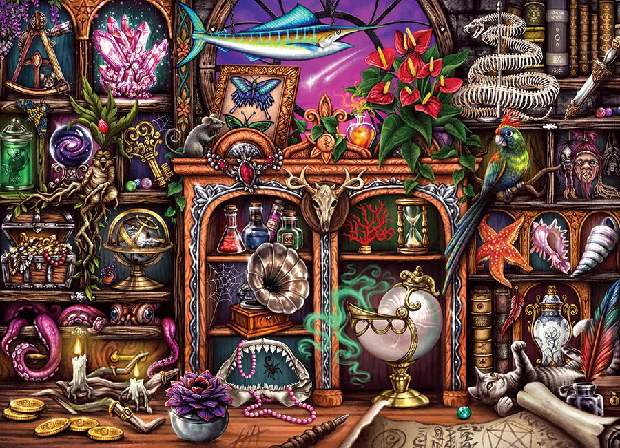 Cobble Hill Cabinet of Curiosities puzzle 500 piese